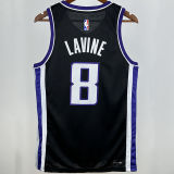 2025 Kings LAVINE #8 Black NBA Jerseys