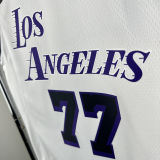 Lakers DONCIC #77 White City Edition NBA Jerseys