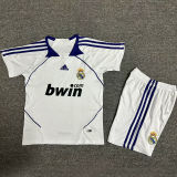 2007/08 RM Home White Retro Kids Soccer Jersey
