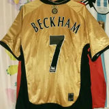 2001/02 M Utd 100th Centenary Reversible Retro Kids Soccer Jersey