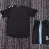 2009/10 RM Away Blue Retro Kids Soccer Jersey