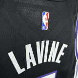 2025 Kings LAVINE #8 Black NBA Jerseys