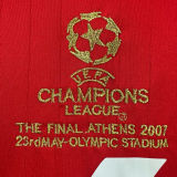2006/08 LFC Home Red UCL FINAL VERSION Retro Long Sleeve Soccer Jersey 欧冠版