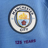 2019/20 Man City Home Blue Retro Soccer Jersey