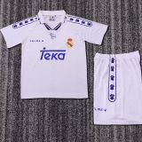 1994/96 RM Home White Retro Kids Soccer Jersey