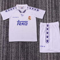 1994/96 RM Home White Retro Kids Soccer Jersey
