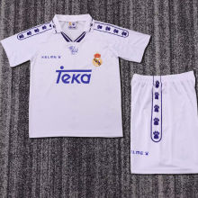 1994/96 RM Home White Retro Kids Soccer Jersey