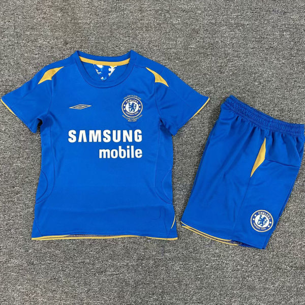 Copy 2007/08 CFC Home UCL Final Retro Kids Soccer Jersey