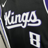 2025 Kings LAVINE #8 Black NBA Jerseys