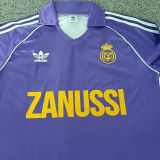 1984/85 RM Away Retro Long Sleeve Soccer Jersey