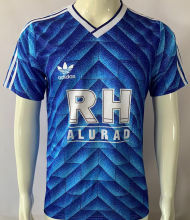 1988/1989 Schalke 04 Blue Retro Soccer Jersey