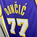Lakers DONCIC #77 Purple NBA Jerseys