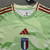 2025 Italy UEFA Women's Euro Green Away Women Soccer Jersey 女
