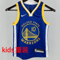 Warriors BUTLER III #10 Blue Kids NBA Jersey 热压