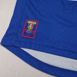 1998 France Home Blue Kids Retro Long Sleeve Soccer Jersey