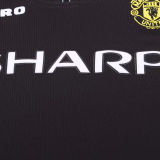 1998/99 M Utd Black Retro Kids Soccer Jersey