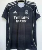 2025/26 RM 1:1 Quality Away Black Fans Soccer Jersey