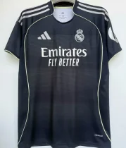 2025/26 RM 1:1 Quality Away Black Fans Soccer Jersey