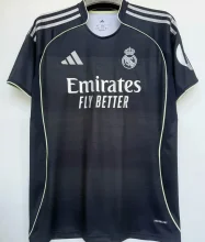 2025/26 RM 1:1 Quality Away Black Fans Soccer Jersey