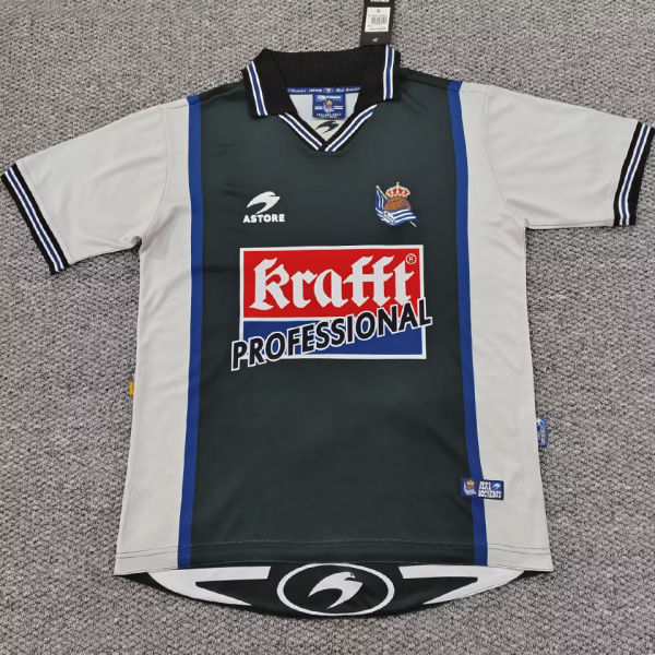 2000/2002 Real Sociedad Away Retro Soccer Jersey