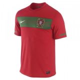 2010 Portugal Home Red Retro Soccer Jersey