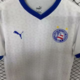 2025/26 Bahia Home White Fans Soccer Jersey