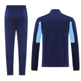 2025/26 Man City Sapphire Blue Jacket Tracksuit （A Set）