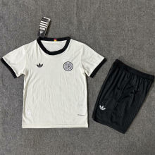 2025 Germany 125Th  Anniversary White Kids Soccer Jersey