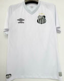 2025/26 Santos 1:1 Quality Home White Fans Soccer Jersey
