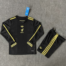 2025 Mexico Black Special Edition México de Oro Kids Long Sleever Jersey 长袖童装