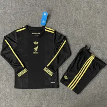 2025 Mexico Black Special Edition México de Oro Kids Long Sleever Jersey 长袖童装