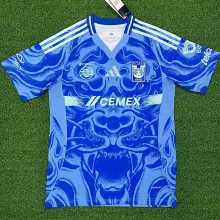 2025/26 U.A.N.L Tige Away Blue Fans Soccer Jersey