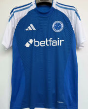 2025/26 Cruzeiro 1:1 Quality Home Blue Fans Soccer Jersey