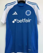 2025/26 Cruzeiro 1:1 Quality Home Blue Fans Soccer Jersey