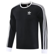 2025 AD~Black Long Sleeve Soccer Training Jersey