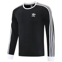 2025 AD~Black Long Sleeve Soccer Training Jersey