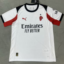 2025/26 AC Milan Away White Fans Soccer Jersey
