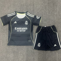 2025/26 RM Away Black Kids Soccer Jersey
