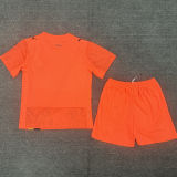 2025/26 Man City Third OrangeKids Soccer Jersey