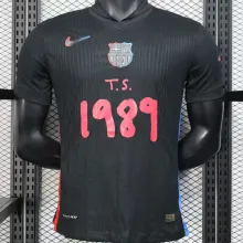 2024/25 BA Away 1989 Black Player Version Soccer Jersey 胸前新广告