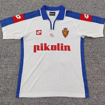 2004 Zaragoza Home White Retro Soccer Jersey