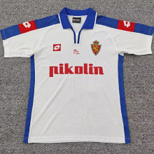 2004 Zaragoza Home White Retro Soccer Jersey