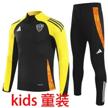 2025/26 AT Mineiro Black Kids Sweater Tracksuit