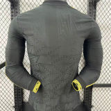 2025 Mexico Black Special Edition Long sleeves Player Version  Soccer Jersey