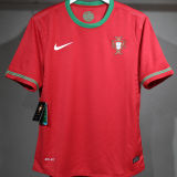 2012 Portugal Home Retro Player Version Soccer Jersey 球员版