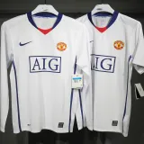 2008/2009 M Utd Away White Retro Player Version Soccer Jersey 球员版
