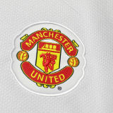 2008/2009 M Utd Away White Retro Player Version Soccer Jersey 球员版