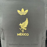 2025 Mexico Black Special Edition Long sleeves Player Version  Soccer Jersey