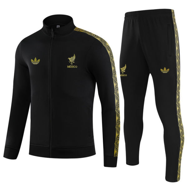 2025/26 Mexico Black Jacket Tracksuit