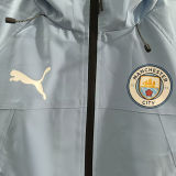 2025/26 Man City Light  Blue Windbreaker